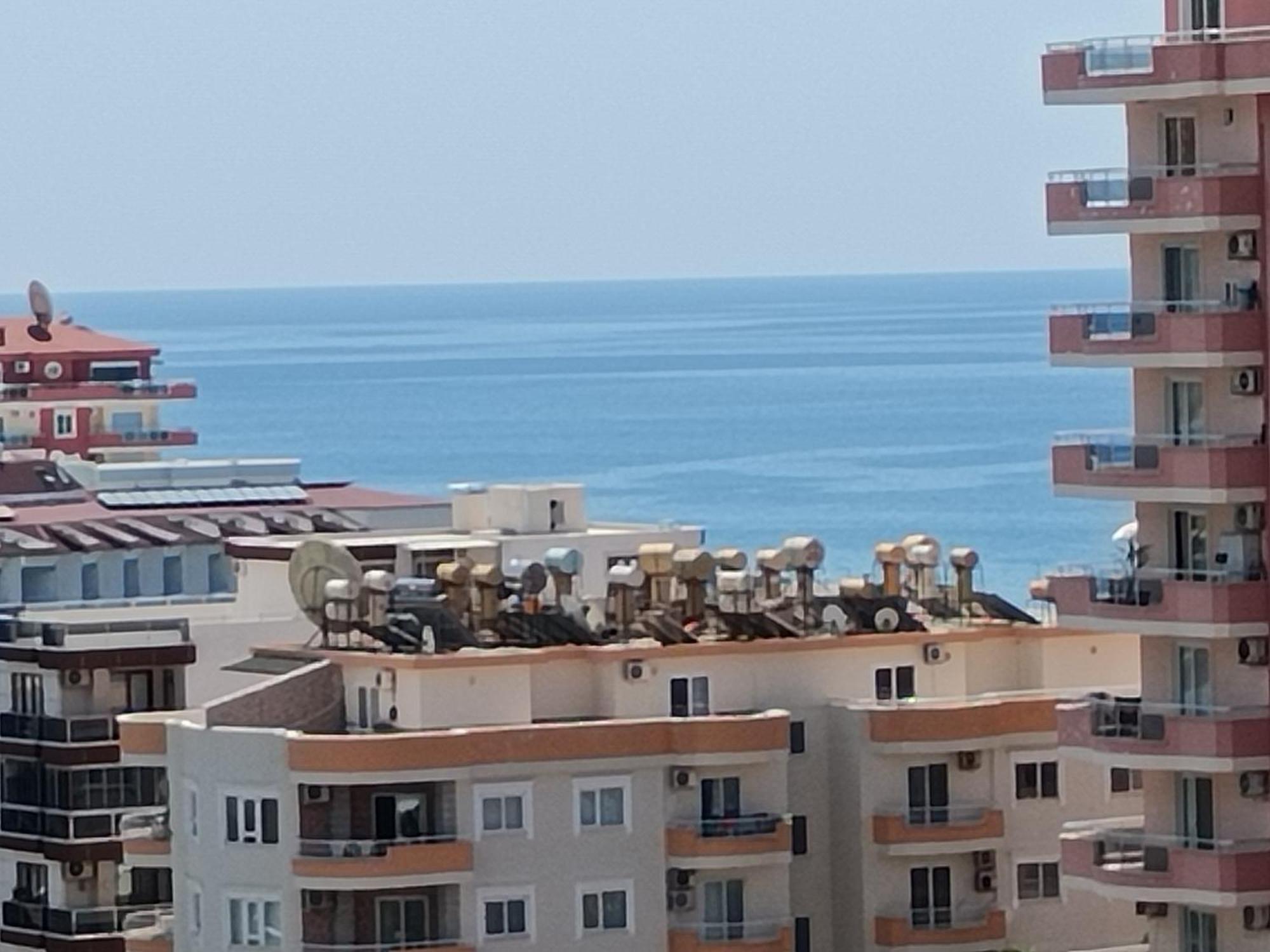 Cozy Sea View Next To The Beach, In The Mid Of The Market, Saturday Bazar, Restaurants & Bars Etc, Alanya Mahmutlar! Leilighet Eksteriør bilde